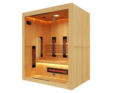 Image Sauna infrarouge 3 places France Sauna SENSE IR 3