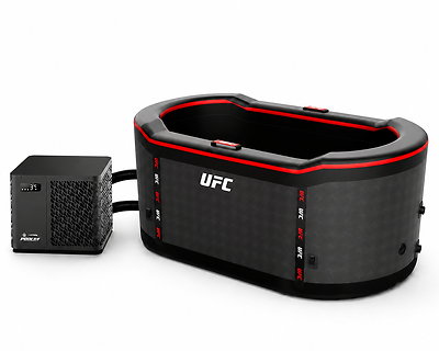 Image Ice Bath gonflable NetSpa UFC Duo avec Chiller 3 kW bain de recuperation a froid