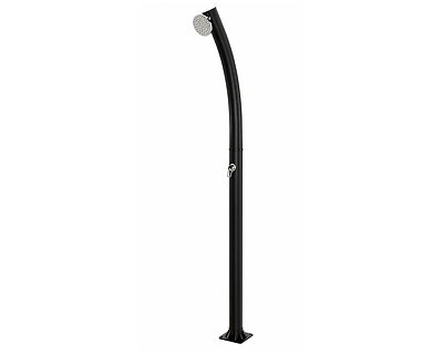 Image Douche solaire Aqualux Summer Fun courbee noire 20 L H215 cm