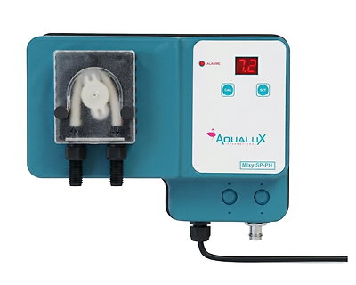 Image Pompe doseuse pH moins Aqualux MIXY peristaltique 1 L/h piscine jusqu'a 80 m³