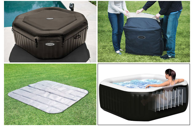 Spa gonflable Intex 6 places octogonal 218x71cm PVC