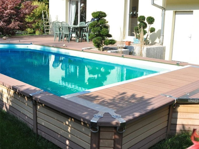 Kit piscine hors-sol AZTECK rectangulaire 3.65 x 8.50m