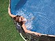Kit piscine Bestway POWER STEEL FRAME POOLS ovale 610x366x122cm aspect pierre - Autre vue
