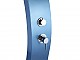 Douche d'exterieur aluminium Formidra BELLAGIO avec mitigeur coloris bleu - Autre vue