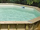 Liner piscine hors-sol Ubbink 300x490xH120cm 75/100eme coloris beige