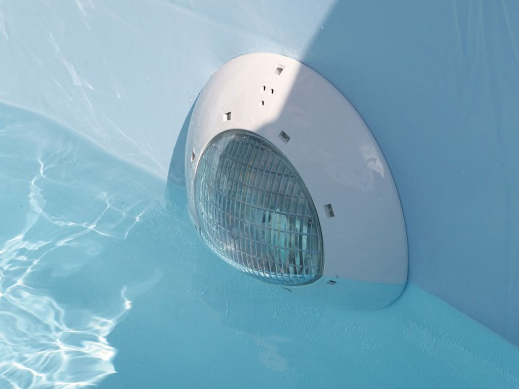 Projecteur piscine bois Ubbink LED 350 blanc