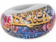 Fauteuil gonflable rond Bestway Graffiti Inflate-a-Chair 112x112x66cm - Autre vue